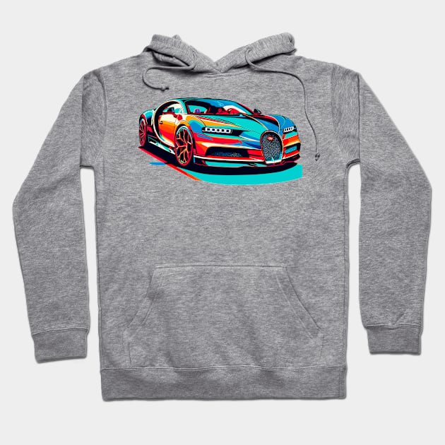 Bugatti Chiron Hoodie by Vehicles-Art